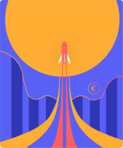 Illustration des dynamischen Stromtarifs SmartDynamo mit Börsenpreiskurve